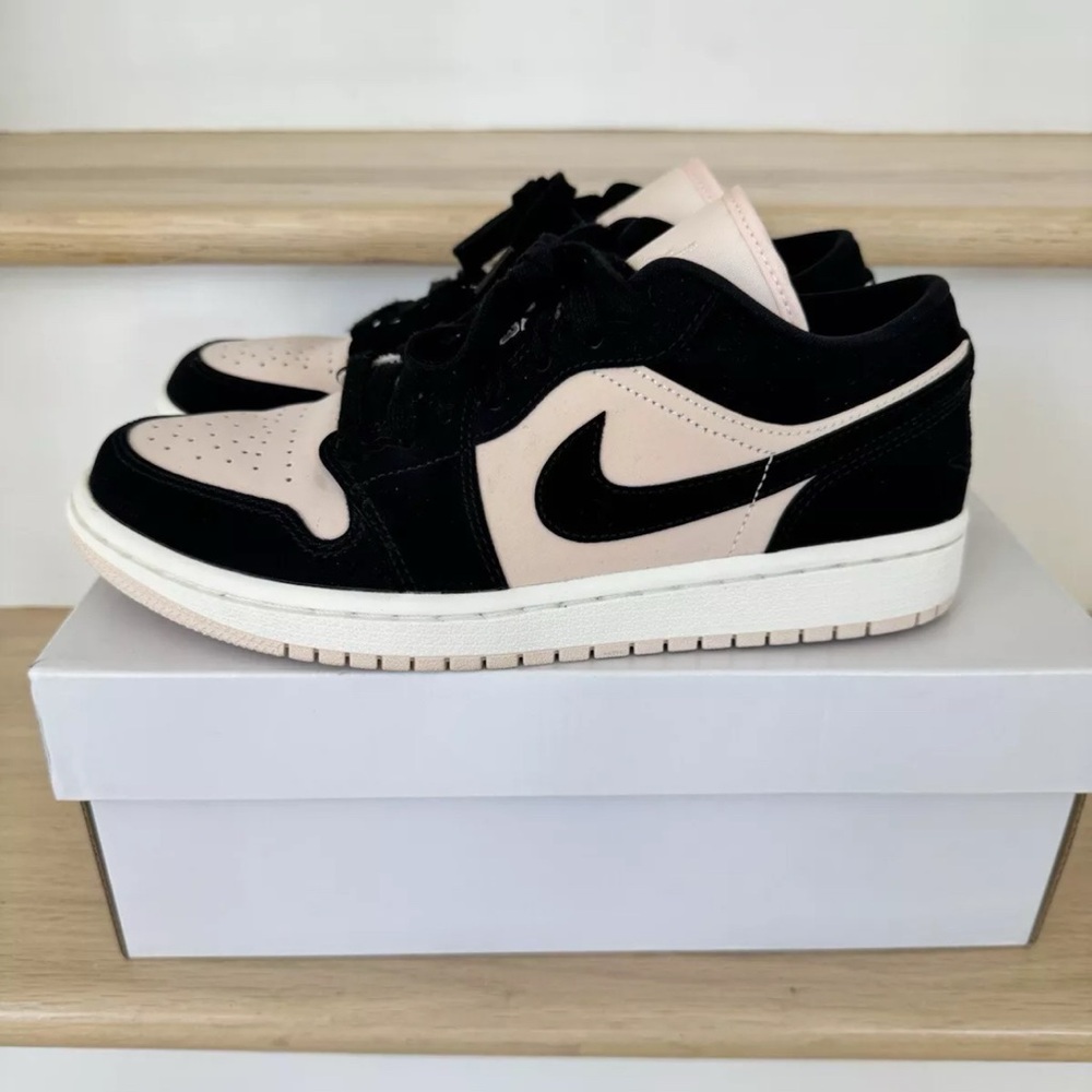 Nike Air Jordan 1 Low Women's Black Guava Ice Sneakers 8.5